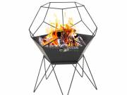 Barbecook BC-WOO-6013 Jura tűzrakó kosár, festett acéllemez, 60x60x75cm