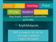 Reklámkiadványok/Könyvek/Újságok/Névjegyek tervezése tördelése
