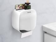 WC-papír tartó szekrény - fehér - 200 x 130 x 205 mm