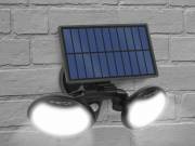 Mozgásérzékelős szolár reflektor - forgatható fejjel - 2 COB LED