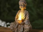 Szolár Buddha - 1 LED - 12,5 x 8,5 x 19 cm - 2 féle