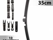 Ablaktörlő 14"/35 cm - 10 db adapterrel