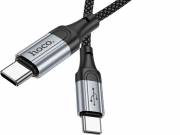 HOCO X102 - Premium Gyorstöltő és Adatkábel - USB Type-C to USB Type-C, 60W (1 méter) - Hoco