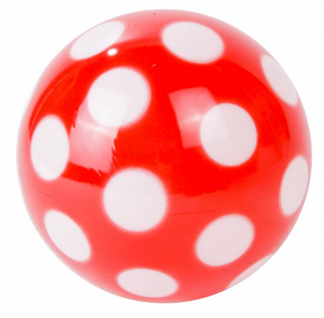 Pöttyös lakkfényű labda - 14 cm, többféle - Budapest - Játék, Hobbi