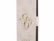 Guess GUBKP13X4GMGPI iPhone 13 Pro Max 6,7" rózsaszín 4G nagy fém logós könyvtok