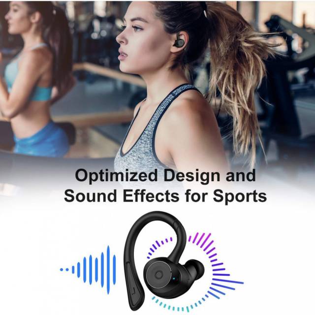 Holyhigh Bluetooth Kopfhörer Bluetooth Headset V5 0 Stereo Minikopfhörer HolyHigh G4 stereo headset vezeték nélküli töltőtokkal, bluetooth 5.0