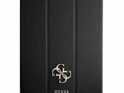 Guess GUIC12PUSASBK iPad 12,9" 2021 fekete Saffiano Collection könyvtok