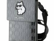 Karl Lagerfeld táska KLWBSAKHPCG ezüst Saffiano Monogram Choupette saffiano/ezüst