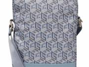 Guess Táska GUTB10HGCFSEB 10" kék GCube csíkos tablettáska