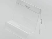 Univerzális telefon tartó állvány, átlátszó, 85x100mm - OEM