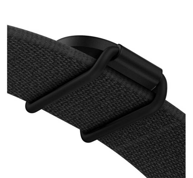 SPIGEN PET COLLAR szilikon tok (hátizsák pántra, nyakörvre, gumis rögzítés + védőfólia) FEKETE Apple - Kép