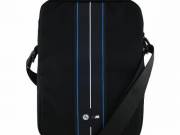 BMW BMTB8COMPVSKL Nylon Blue Stripe univerzális tablet táska 8" - fekete
