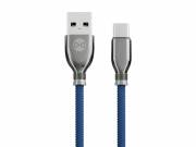 Forever Tornado USB-A - Type-C kábel 3A 1m - kék