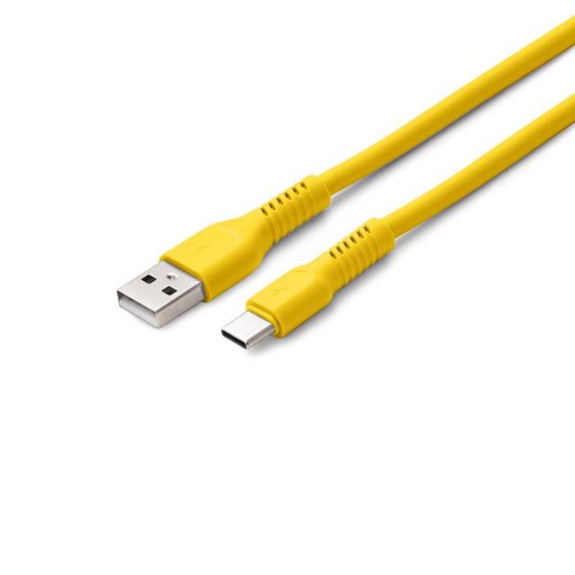 Colorum CK60-AC-05 USB-A - Type-C kábel 3A 1.8m - sárga - Kép