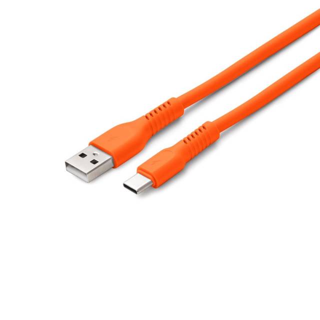 Colorum CK60-AC-10 USB-A - Type-C kábel 3A 1.8m - narancssárga - Kép