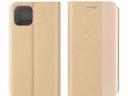 SENSITIVE könyvtok iPhone 16e - arany színű - OEM