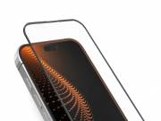 SBS D3O edzett üveg fekete szegéllyel applikátorral iPhone 16 Pro Max