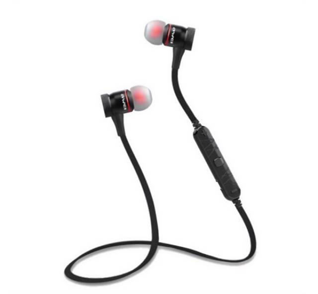 AWEI bluetooth fülhallgató SZTEREO (nyakba akasztható, mágneses, mikrofon, lapos kábel, multipoint,  - Kép