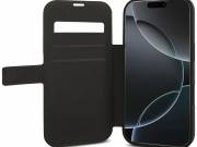 GUESS könyv tok IPHONE 17 Pro GUBKP17L4GMGGR (PU 4G fém logó) fekete - Guess