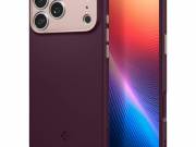 Spigen Nano Pop Mag Mag MagSafe tok iPhone 17 Pro Max készülékhez bordó színben