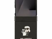 KARL LAGERFELD tok a SAMSUNG Z Flip7 KLHCZF7SAPKCNPK (Saffiano KC PIN) fekete - Karl Lagerfeld