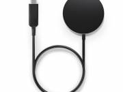 Designed for SAMSUNG töltő (Type-C, 15W, wireless, mágneses, Qi2) FEKETE