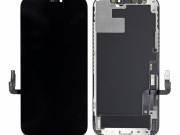 iPhone 12 / 12 Pro (6,1") LCD + érintőpanel, fekete, Incell 