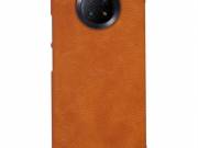 Nillkin Qin eredeti bőr tok Xiaomi redmi Note 9T 5G barna