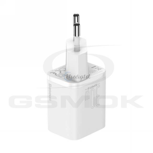 Hálózati Töltő Baseus Super Si Usb-C 30W Ccsup-J02 Fehér - GSMOK ...