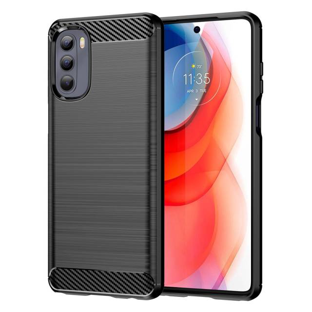 FTRONGRT Cover In TPU Morbido Per Motorola Moto G Stylus 2022 | Anti Shock E Antigraffio | Grigio