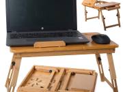 Bambusz laptop asztal