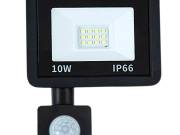 Kültéri LED reflektor mozgásérzékelővel 10W