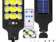 Napelemes COB LED lámpa távirányítóval
