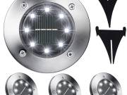 Napelemes kerti lámpa 8 LED 4 db