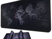 Egérpad XXL 90x40 cm, világtérkép