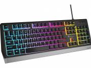 GENESIS Rhod 300 RGB gamer billentyűzet Játék QWERTY Angol Fekete - Natec