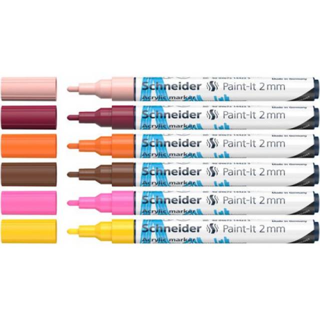 Pennarelli Acrilici Paint-It Con Maxi Punta 15mm Multisuperficie