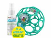 OBALL Csörgő Játék, 10 cm, dark turquoise, 0 hó+, + AJÁNDÉK Aquaint, 50ml