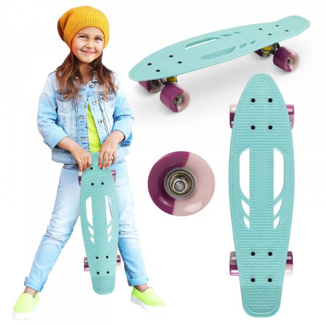Qkids Galaxy penny board Light blue Budapest Játék