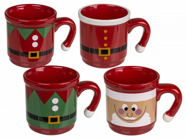 Mikulásos manó bögre - Mikulás fej minta - Budapest - Játék