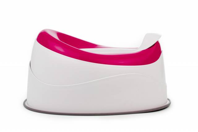 Prince Lionheart Weepod® Allenamento Vasino| Anti-Microbico | Paraspruzzi | Maniglie di supporto | Facilmente Riponibile | Facile da Pulire| Forte e Stabile - Grigio