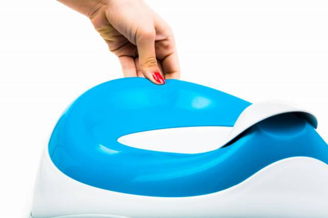 Prince Lionheart Pottypod® Base Vasino Per Bambini | Con Bacino Rimovibile E Paraspruzzi | Antiscivolo | Colore Blu