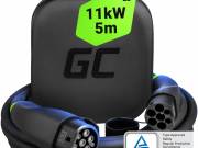Greencell Snap Type 2 kábel elektromos autók töltésére (5 m, 11 kW, 16A) Tesla Model 3 S X Y, VW ID.
