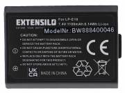 VHBW Canon LP-E10 akkumulátor - 1100 mAh, 7,4 V, Li-Ion