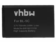 VHBW Mobiltelefon akkumulátor Alcatel RTR001F01, 3BN67332AA, 10000058 - 700 mAh 3,7 V Li-Ion