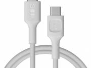 USB-C kábel 1,2m 100W Greencell PowerStream gyors töltés PD hófehér KABGC100PS120SW