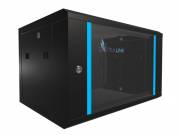 Extralink 6U 600x450 fekete, rackbe szerelhető szekrény, fali rögzítésű - EXTRALINK