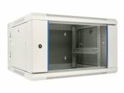 Extralink 6U 600x600 AZH szürke, rackmount szekrény, falra szerelhető, forgatható típus - EXTRALINK
