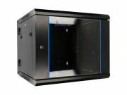 Extralink 9U 600x600 AZH black, rackmount szekrény, falra szerelhető, forgatható típus - EXTRALINK