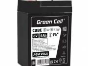 Greencell CUBE AGM IP54 6V 4Ah VRLA akkumulátor AGM6V4AH-J